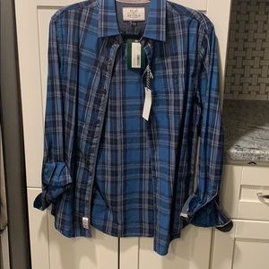 Flag and Anthem button down shirt